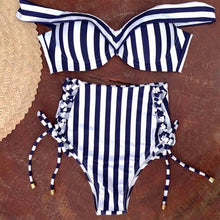 Load image into Gallery viewer, High Waist Bikini Women Swimwear