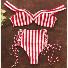 Load image into Gallery viewer, High Waist Bikini Women Swimwear