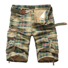 Load image into Gallery viewer, Men Shorts Plaid Beach