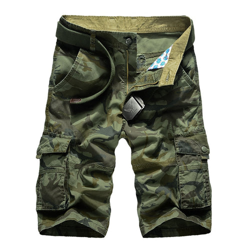 Camouflage Camo Cargo Shorts Men