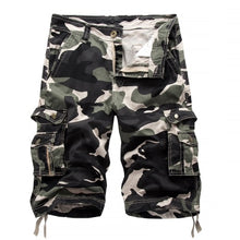 Load image into Gallery viewer, Military Camo Cargo Shorts