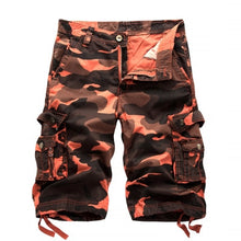 Load image into Gallery viewer, Military Camo Cargo Shorts