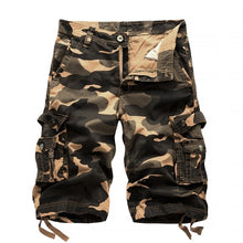 Load image into Gallery viewer, Military Camo Cargo Shorts