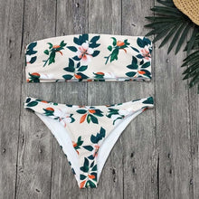 Load image into Gallery viewer, Sexy Strapless Bikinis Women Swimsuit Printed