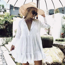 Load image into Gallery viewer, Swimsuit  Beach Tunic Dress