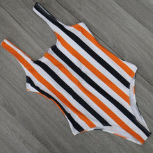 Load image into Gallery viewer, Striped Swimwear One Piece