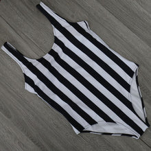 Load image into Gallery viewer, Striped Swimwear One Piece