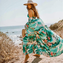 Load image into Gallery viewer, Long Cotton Long Beach Dress