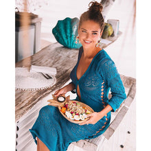 Load image into Gallery viewer, Long Crochet Knitted Beach