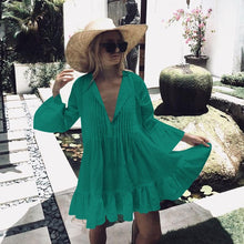 Load image into Gallery viewer, Swimsuit  Beach Tunic Dress