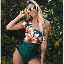 Load image into Gallery viewer, Sexy Solid Yellow One Piece Swimsuits