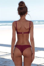 Load image into Gallery viewer, Brand New Women Solid Bikini Sets Padded Bra