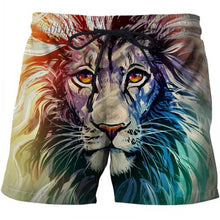 Load image into Gallery viewer, Skull Printed Beach Shorts Men 3d Funny Casual Short