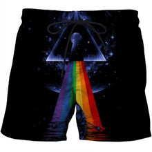 Load image into Gallery viewer, Skull Printed Beach Shorts Men 3d Funny Casual Short
