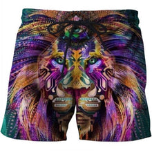 Load image into Gallery viewer, Skull Printed Beach Shorts Men 3d Funny Casual Short