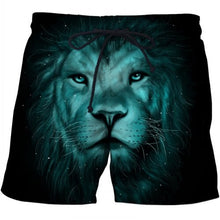 Load image into Gallery viewer, Skull Printed Beach Shorts Men 3d Funny Casual Short