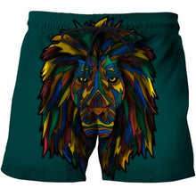 Load image into Gallery viewer, Skull Printed Beach Shorts Men 3d Funny Casual Short