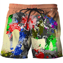 Load image into Gallery viewer, Sea male suit casual Short Quick Dry Running Swimwear 3D Lion Printed