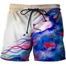 Load image into Gallery viewer, Sea male suit casual Short Quick Dry Running Swimwear 3D Lion Printed